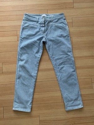 closed jeans pedal position grösse italienisch 44, deutsch 38, blau weiss 