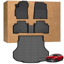 Floor Mats Cargo Mats Set for Hyundai Elantra Hybrid 2021-2025 2026, All We...