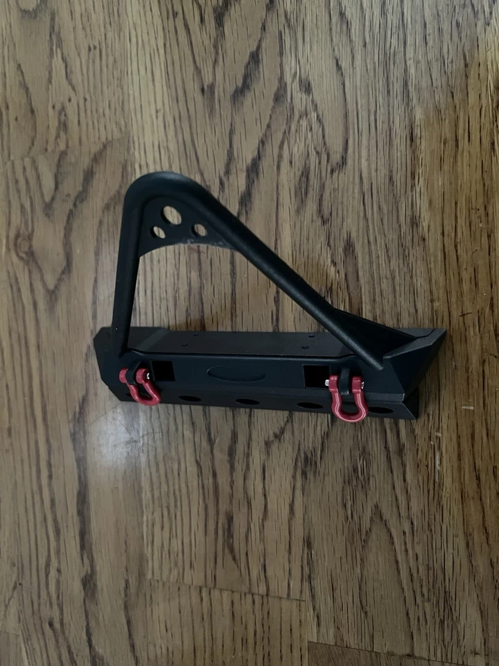 Parachoques delantero Stinger TRX-4 axial SCX10 II negro usado faltan herrajes 1/10 Foto 3 de 4