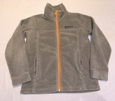 Columbia Youth Boys S 8 Steens Mountain II Full Zip Fleece Jacket Grey