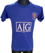 Manchester United Ronaldo 7 Shirt Blue AIG Munich 1968 Anniversary Size S