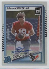 2025 Panini Donruss Rated Rookie Optic Preview Auto Graham Mertz #347 Auto 0m89