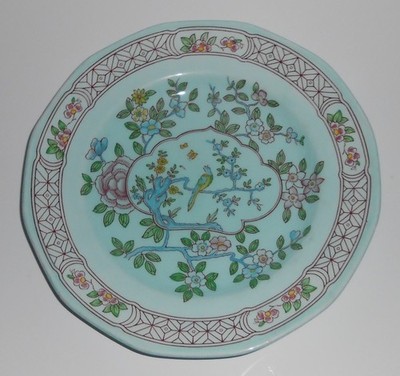 VINTAGE Adams China Calyx Ware Singapore Bird Salad Plate #2