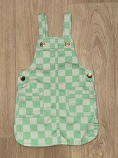 OshKosh B'gosh Mint Green Checkerboard Pinafore