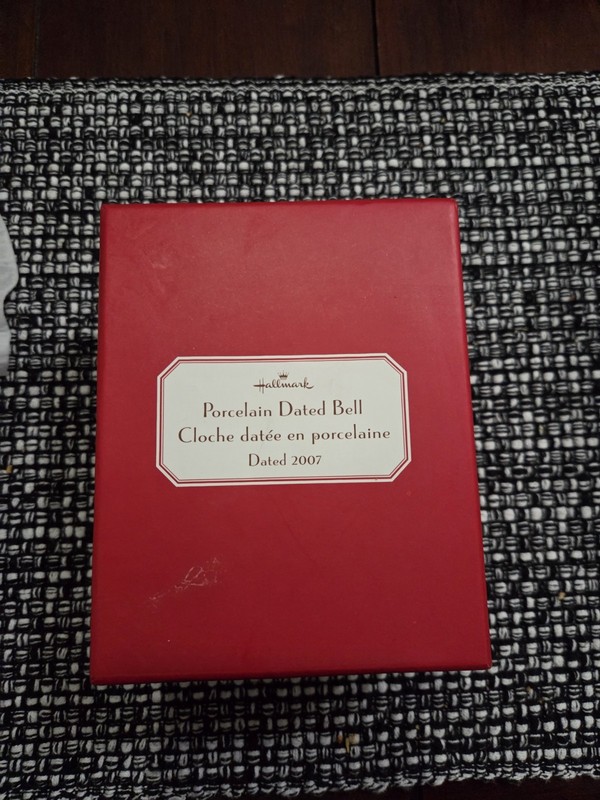 Hallmark Porcelain Bell Ornament 2007 New w/Box