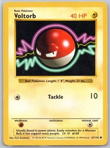 Voltorb 67/102 Base Set Shadowless Common