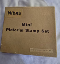 MIDAS Mini set di timbri in pelle pittorici kit set/kit di timbri per utensili per artigianato in pelle