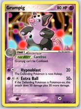 Grumpig Deoxys 32/107 MP-LP Pokémon Card on eBay