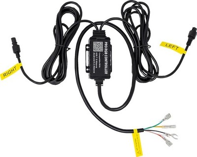Moose RGB Chase Whip Light 3-Pin Dual Wiring Harness