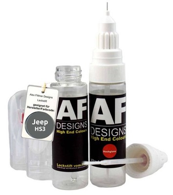 Lackstift für Jeep HS3 Dover Gray Metallic Klarlack schnelltrocknend Tupflack Au