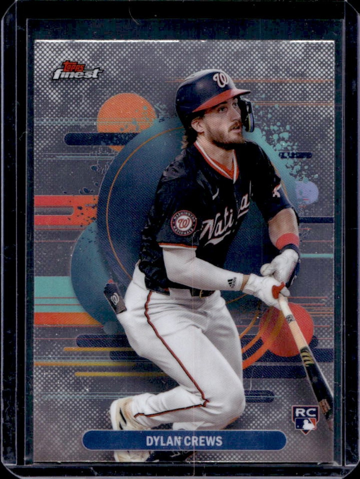 2025 Finest Dylan Crews Uncommon RC Rookie #125 Nationals