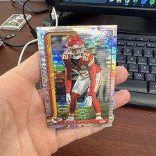 Topps chrome Trent McDuffie Pulsar Kansas City Chiefs 2025 NFL #154