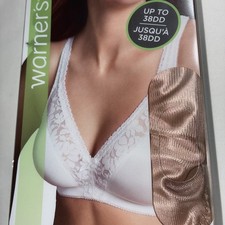 Warners Bra Wireless Firm Support Soft Stretch Style 1244 Size 42C