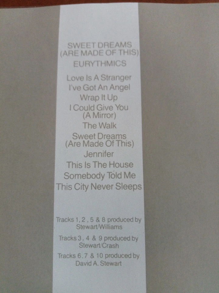 Sweet Dreams (Are Made of This) von Eurythmics - CD - Bild 2 von 2