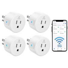 Smart Plug 5Ghz& 2.4Ghz, 15A Wifi Smart Outle...