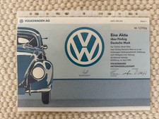 Volkswagen AG Aktie Wertpapier 50 DM Nennwert, Deutschland, 1921&ndash;1950