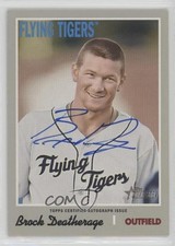 2019 Topps Heritage Minor League Edition Real One Brock Deatherage Auto 0c6