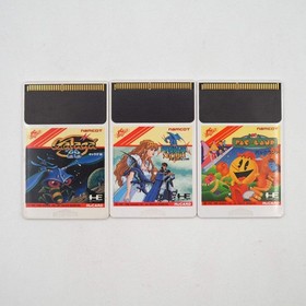 NEC PC Engine Console PI-TG001 w/ Galaga '88, Dragon Spirit & Pac-Land Tested