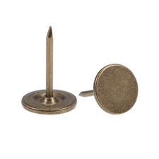 Upholstery Nails Tacks 11mm x 17mm Flat Head Furniture Nails Bronze 50Pcs