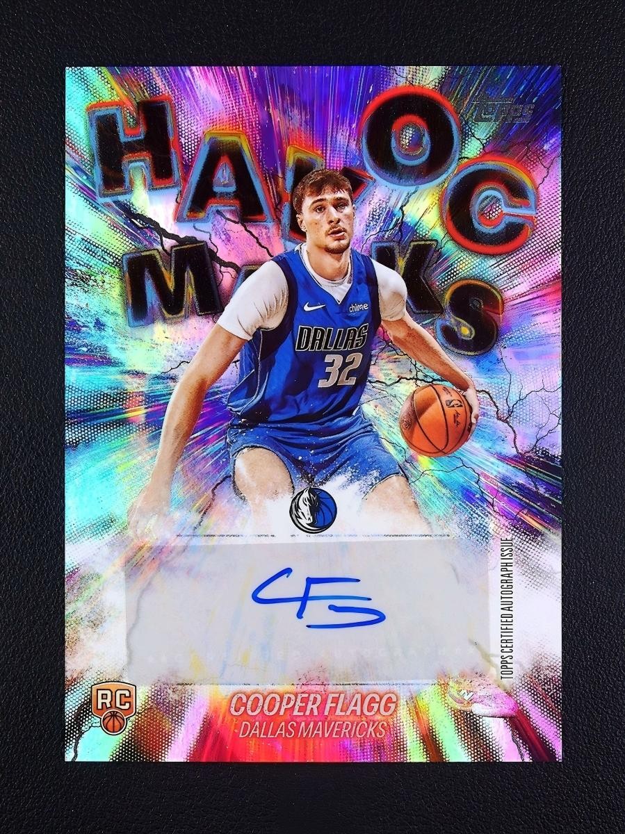 2025-26 Topps Cooper Flagg #HM-CF Havoc Marks Rookie RC Auto Mavericks