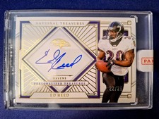 2025 National Treasures Ed Reed Gold Autograph /25 Football Card
