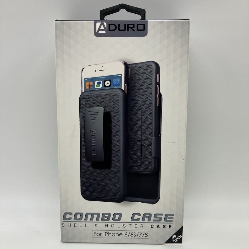 Aduro Combo Case Shell & Holster iPhone 6/6S/7/8 New in Box - W4