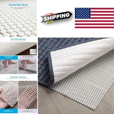Non Slip Area Rug Pad 2x3 Feet Extra Thick Anti Skid Gripper for Hardwood Floors