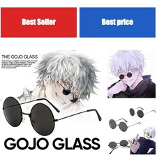 Gojo Satoru Cosplay Glasses Jujutsu Kaisen Anime Black Eyewear Prop