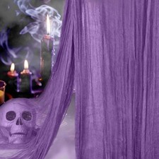 400" x 85" Purple Halloween Creepy Cloth for Indoor x 85",