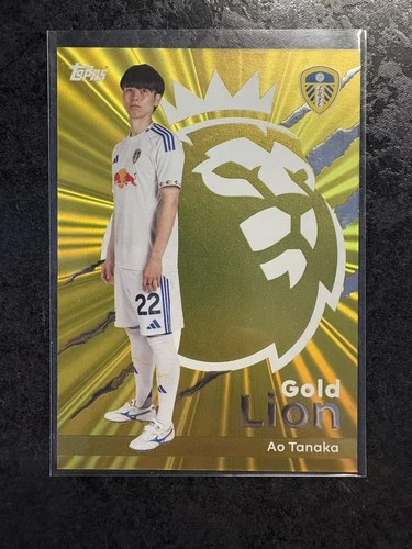 Topps Premier League Gold Lion Leeds United 2025/2026 Ao Tanaka