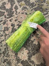 Green Batik Fabric Jelly Roll - 6 1/2 Yard Cotton Fabric Pieces