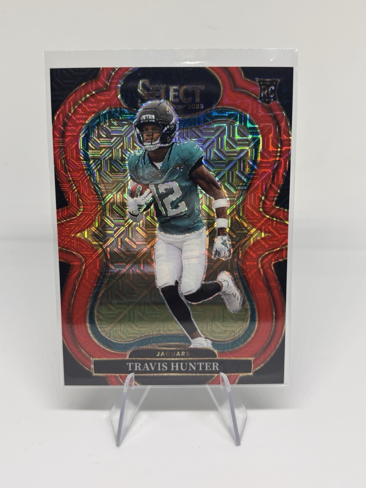 2025 Panini Select - Suite Level Travis Hunter #328 Red Prizm /49 (RC)