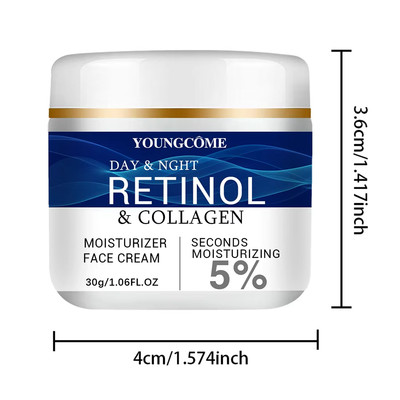 Collagen Retinol Hyaluronicacid Facial Cream anti Aging Firming Lifting Fade Fin
