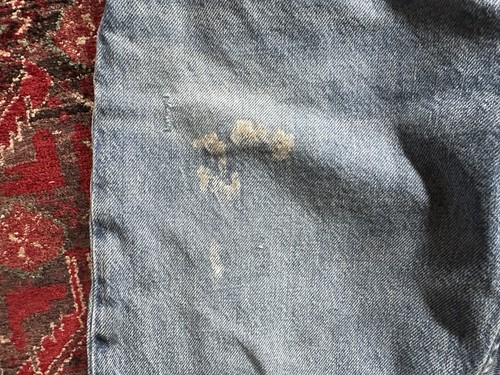 Rare Baldwin Bldwn Modern Taper Jeans Made In USA 30 29x27 Distressed Denim - Picture 4 of 11