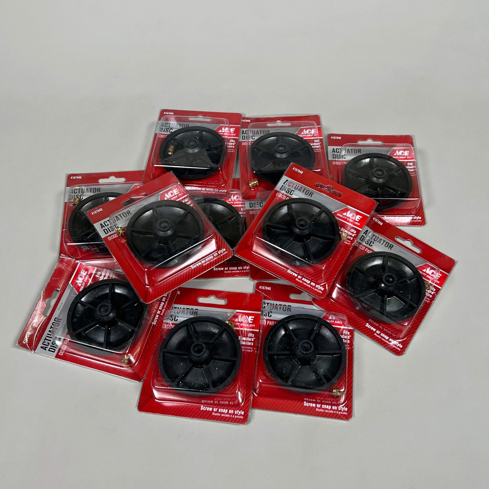 ACE 12-PACK! Actuator Disc for Toilet Flush Valve Black Brass American Standard