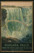 Niagara Falls Vintage United States America Travel Advertisement Poster