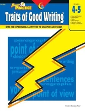 POWER PRACTICE-TRAITS OF GOOD WRITING, GR. 4-5 By Creative Teaching Press *VG+*