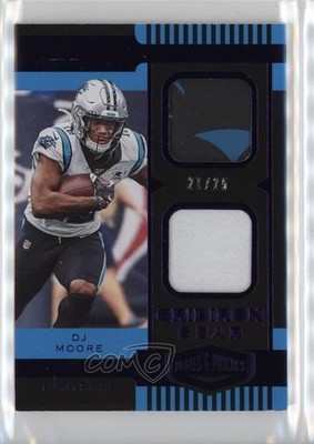 2019 Panini Plates & Patches Gridiron Gear Purple 21/25 DJ Moore #GG14 1q7k