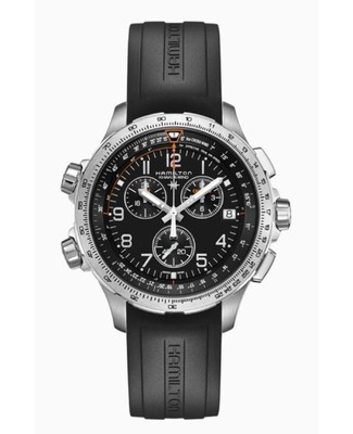 New Hamilton Khaki Aviation X-Wind GMT Chrono Quartz Men's Watch H77912335