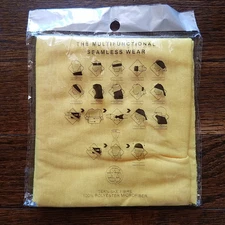 The Multifunctional Seamless Wear Vibrant Yellow Multi-Use Mask Scarf Headband