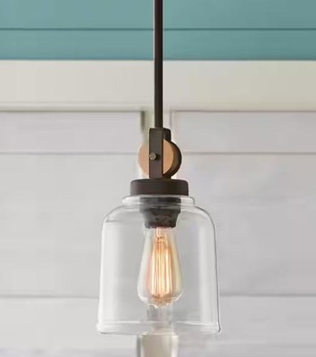 Home Decorators Collection Knollwood 7'' 1-Light Wall Sconce Black Bronze Vintage