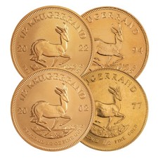 1/2 oz South African Gold Krugerrand Coin (Random Year) 4302.88 per troy oz