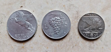 MONETA ITALIA LIRE 10 1949 + LIRE 5 1949 + CENT. 50 1940