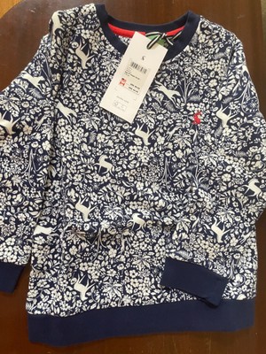 NWT Joules  Blue floral horse Sweatshirt 5