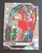 2024 Panini Prizm WNBA - Jackie Young #1 Cracked Ice Prizm