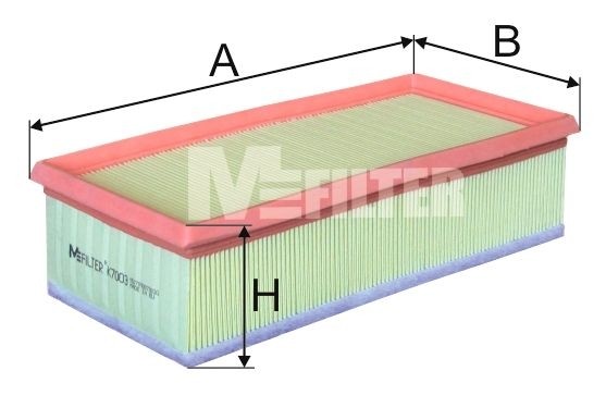 Fits MFILTER K 7003 Air Filter  ⭐UK Stock⭐