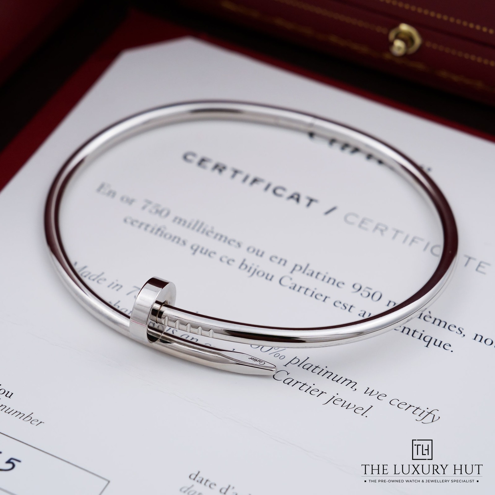 Cartier 18ct White Gold Juste Un Clou Bracelet ‘Classic Model’ - Size 20 - 2022