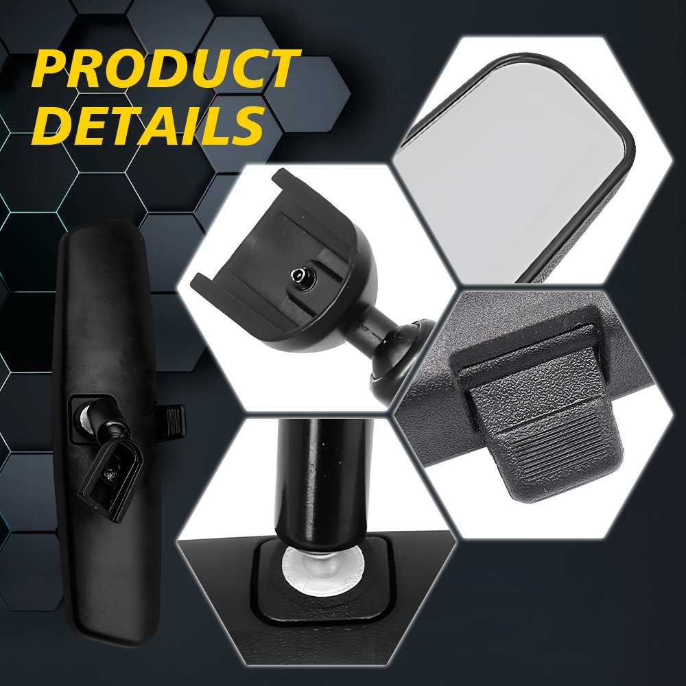 Rear View Mirror Glass For Jeep Wrangler TJ 1997-2006 YJ 1987-95 Cherokee XJ EK thumbnail 7