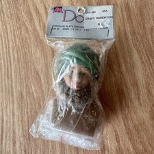 Mangelsen's Porcelain Head Hands Arms Doll Parts Wiseman 3.5" Green Turban