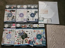 Happy Planner Sticker Books, Inserts And Pouch For Big Planner New Unused